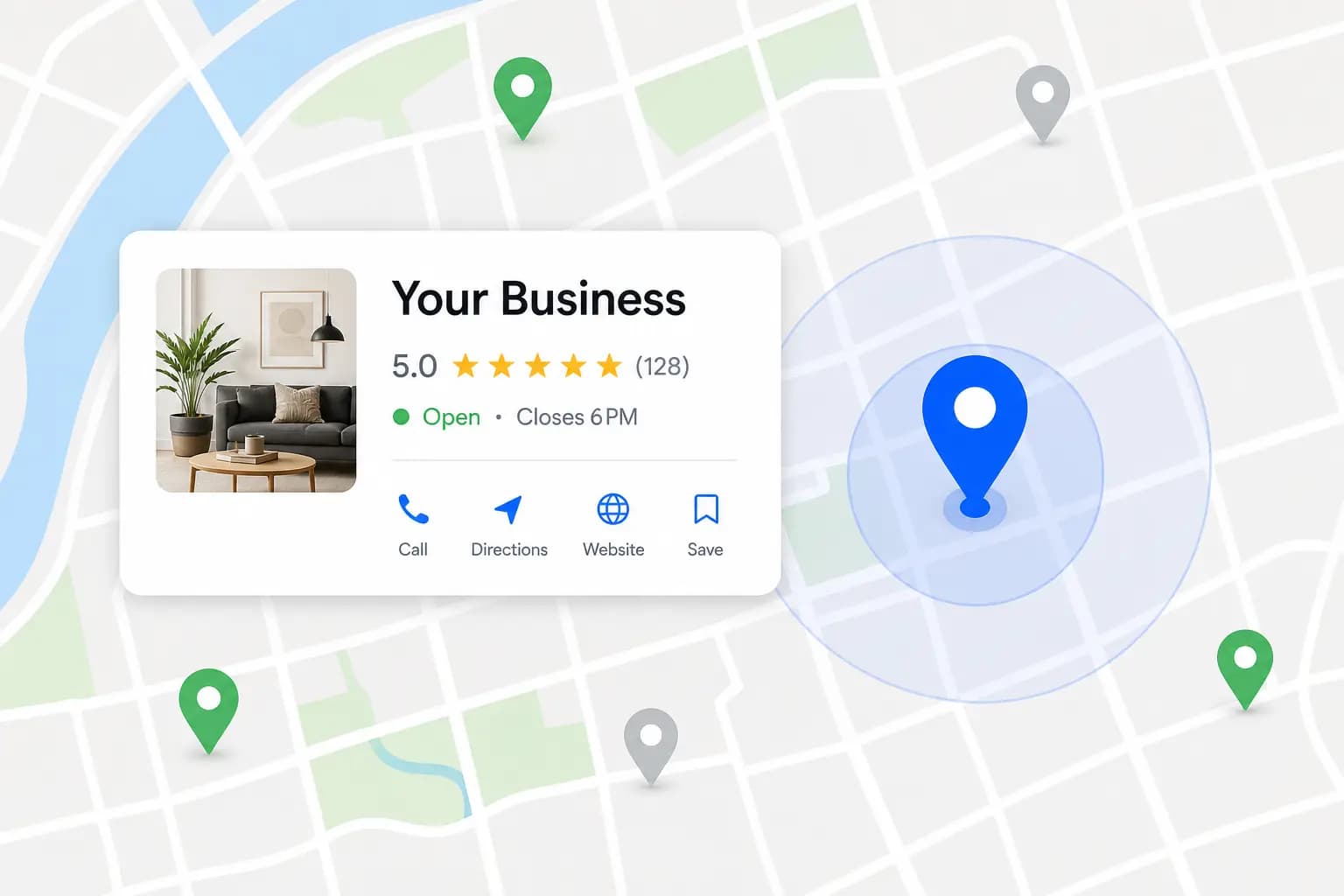 Local SEO map listing preview